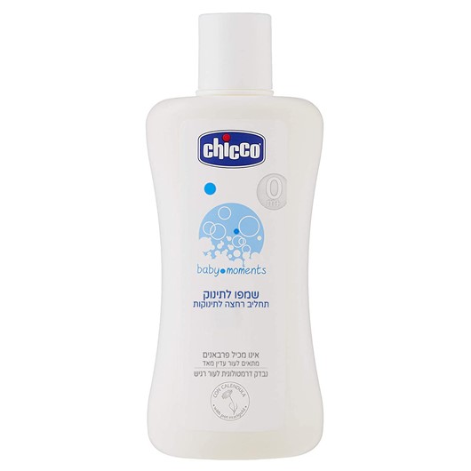 שמפו לתינוק בבקבוק 200 מ"ל - Baby Moments Shampoo / צ'יקו Chicco